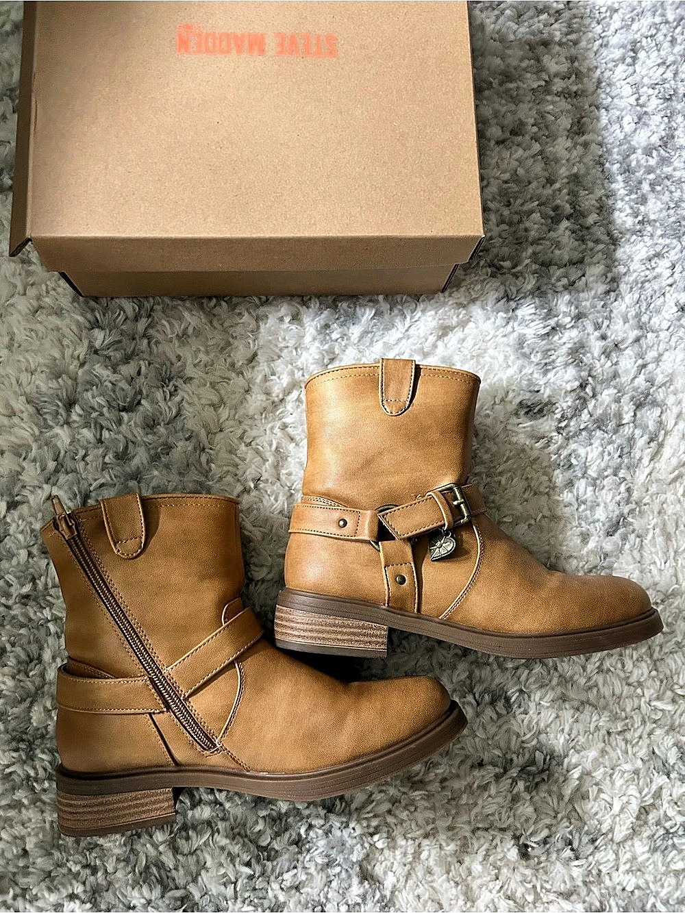 Steve Madden JASONA Women's Brown Ankle Boots US 5